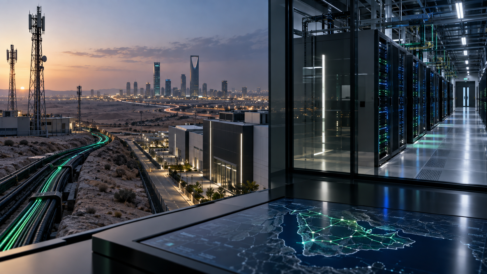 Saudi telecom and AI data-centre infrastructure planned for a joint venture