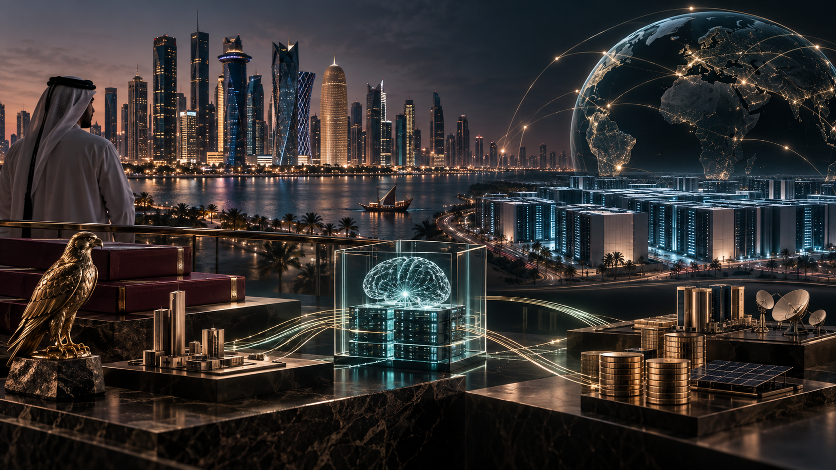 Qatar-linked institutional capital connecting financial markets with AI infrastructure