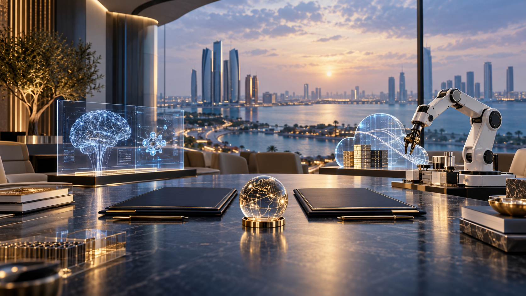 UAE and French research, cloud and robotics collaboration represented in an Abu Dhabi technology forum